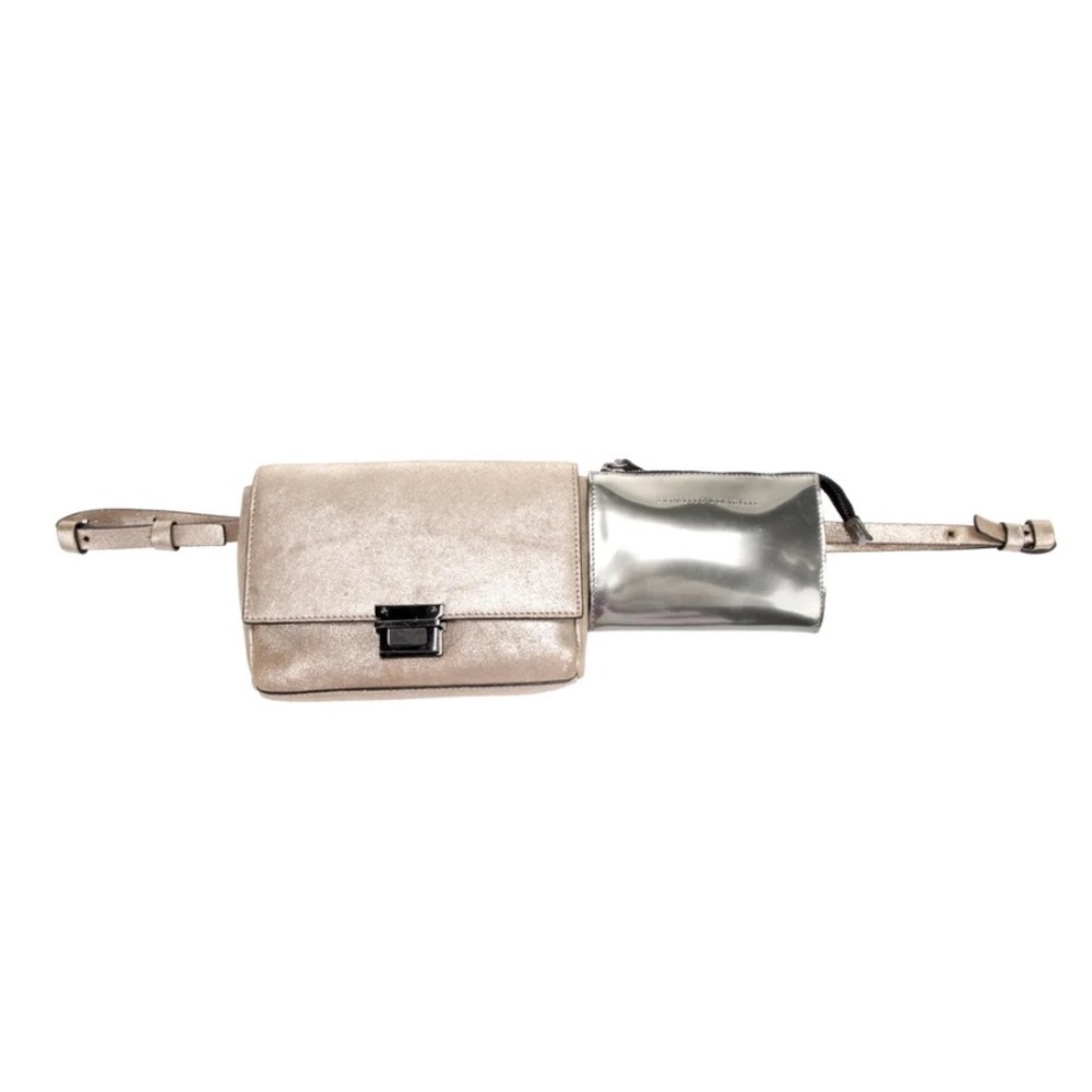 Brunello Cucinelli Silver Leather Bag🩶